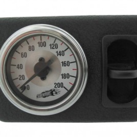 AirRide air Suspension Air Lift Single Needle Gauge Panel With One Paddle Switches – 200 PSI