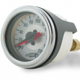 AirRide air Suspension Air Lift double pressure indicator, white