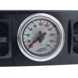 AirRide air Suspension Air Lift Dual Needle Gauge Panel With Two Paddle Switches – 200 PSI