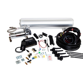 Air Lift AutoPilot 3H ALP3H (1/4″ Air Line, 5 Gallon tank polished, Viair 444 Compressor)