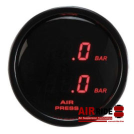 AirRide air Suspension Digital double pressure indicator Red