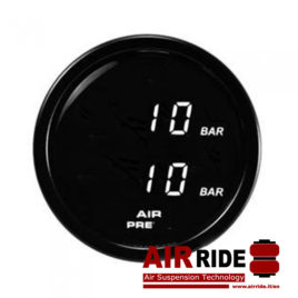 AirRide air Suspension Digital double pressure indicator White