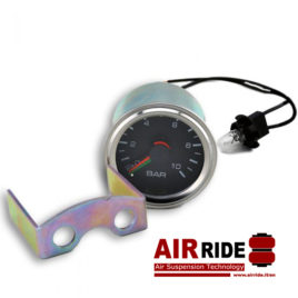 AirRide air Suspension double pressure indicator, black