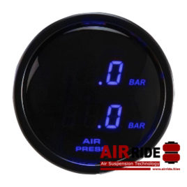 AirRide air Suspension Digital double pressure indicator Blue
