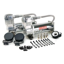 Dual Value Pack Viair 444C Chrome Compressor 200 PSI